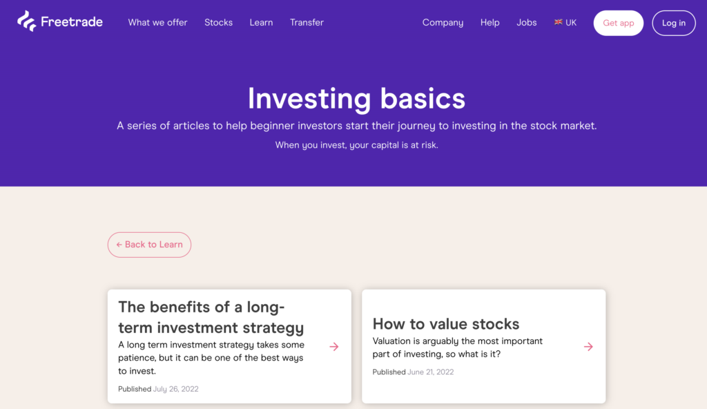 Freetrade Investing Basics